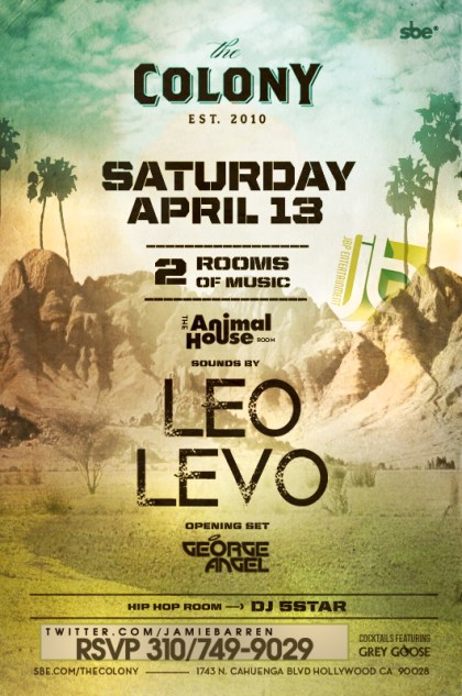 Partybus to Colony Hollywood Saturdays