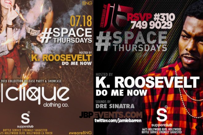 "K Roosevelt Live at Supperclub Los Angeles"