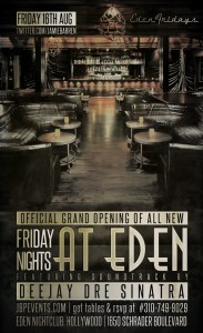 "Grand Opening of New Fridays at Eden Hollywood"