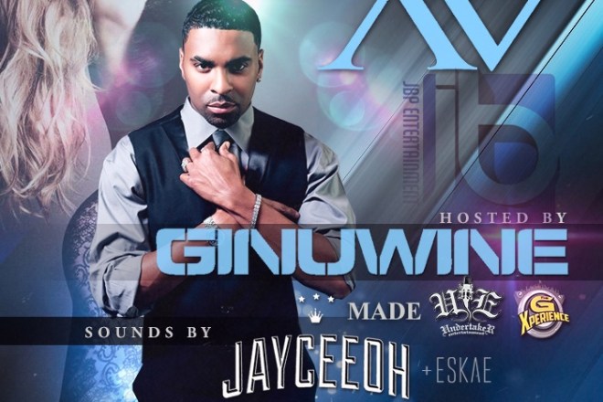 "Ginuwine Hosts AVnightclub flyer image"