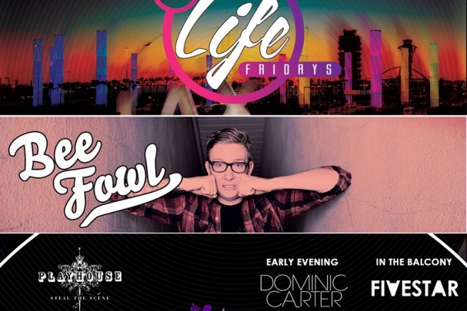 "Playhouse Nightclub Hollywood Fridays 2013 December 20 flyer image"