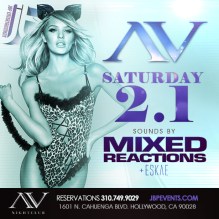 "AV Nightclub Saturdays 2014 February 1 flyer 615x615"
