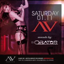 "AVnightclub Hollywood Saturdays 2014 January 11 flyer 700x713"