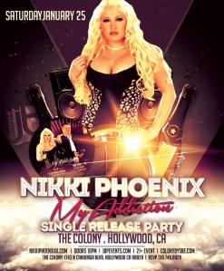 "Colony Hollywood Saturdays 2014 January 25 flyer 700x849"