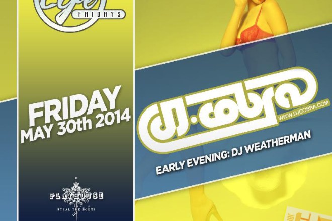 "DJ Cobra Friday Playhouse Hollywood"