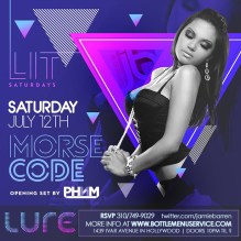 "LIT Saturdays Lure: DJ Morse Code"