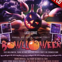 "Bowlloween 2014 Denver Halloween"
