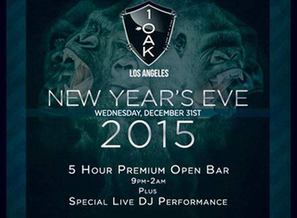 "2015 NYE 1OAK LA"