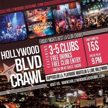Friday Hollywood Club Crawl Tour