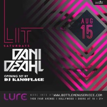 Lure Hollywood Saturday August 15
