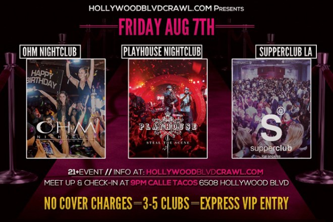 VIP LA Club Tour Friday August 7