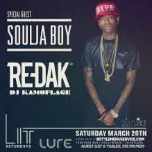 Lure Nightclub Saturday March 26