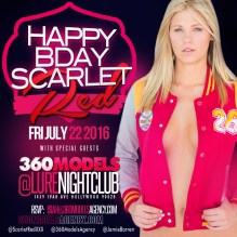 Scarlet Red Adult Star Birthday Lure