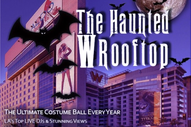 Haunted W Hollywood Rooftop Halloween